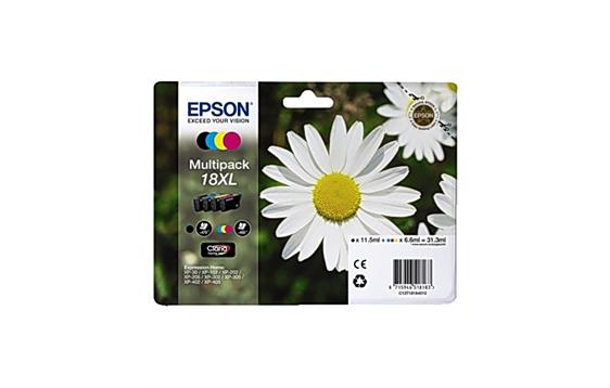 E115413 Epson C13T18164010 Blekk EPSON C13T18164010 XLMultipack (4) 